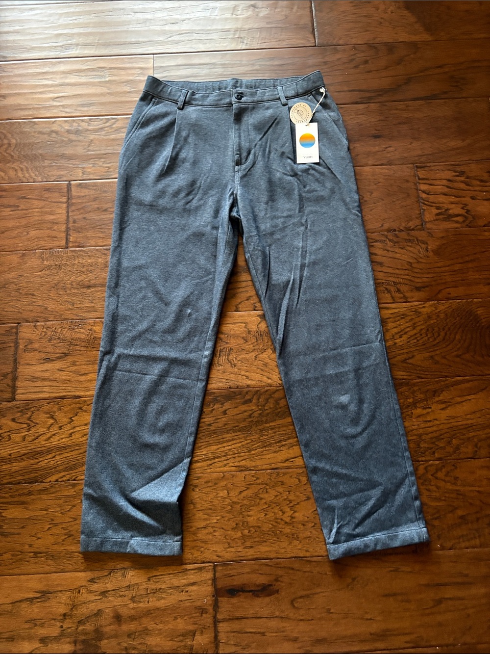 Vuori Men's Blue Gray Dress Pants - Relax Tailored Fit